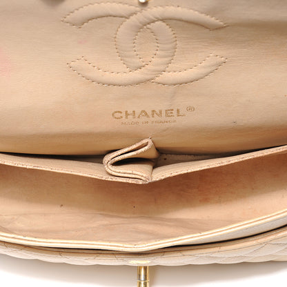 Chanel Caviar Quilted Medium Double Flap Beige 7 of 7