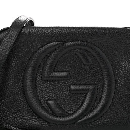 Gucci Pebbled Calfskin Small Soho Disco Bag Black 9 of 13