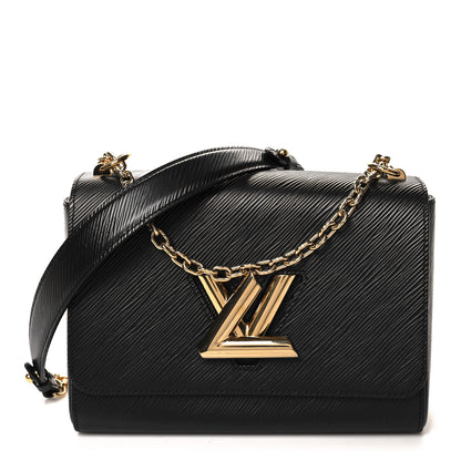 Louis Vuitton Epi Twist Shoulder Bag MM Black 1 of 10