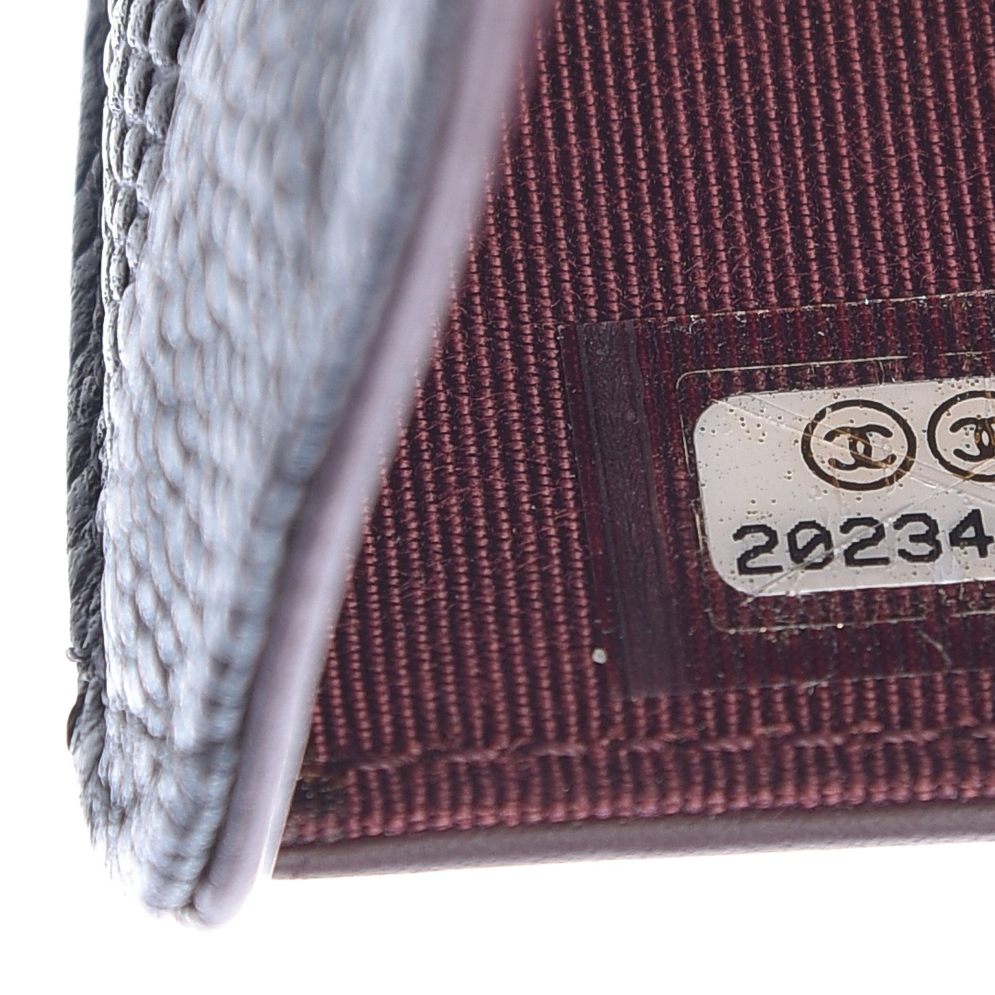 Caviar Quilted Zipped Pocket Wallet Black