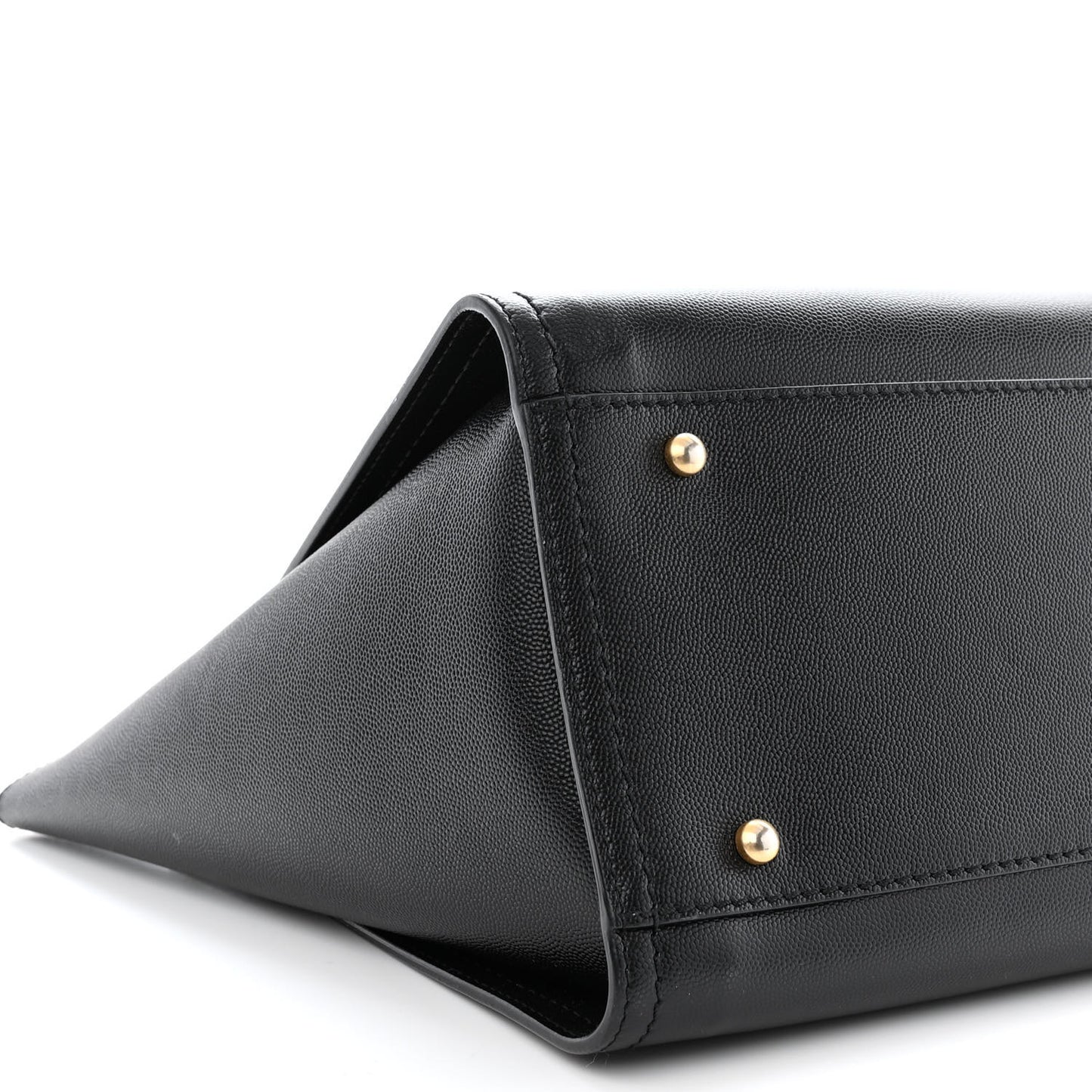 Caviar Small Studded Deauville Tote Black