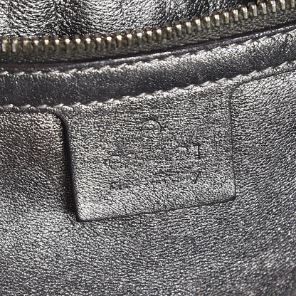 Gucci Metallic Guccissima Large Indy Top Handle Hobo Pewter 7 of 8