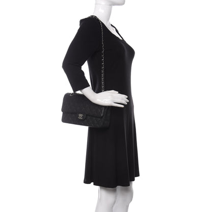 Chanel Caviar Quilted Medium Double Flap Black 2 of 11