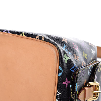 Louis Vuitton Monogram Multicolor Petit Noe Black 9 of 13