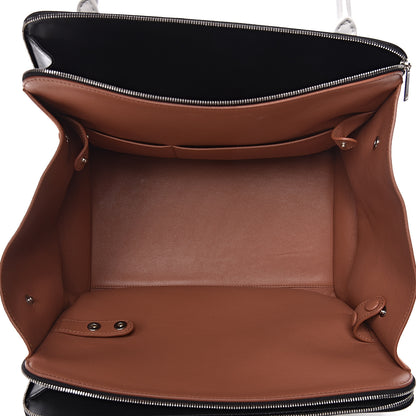 Celine Calfskin Suede Tri-Color Double Zip Trapeze Peach 5 of 12
