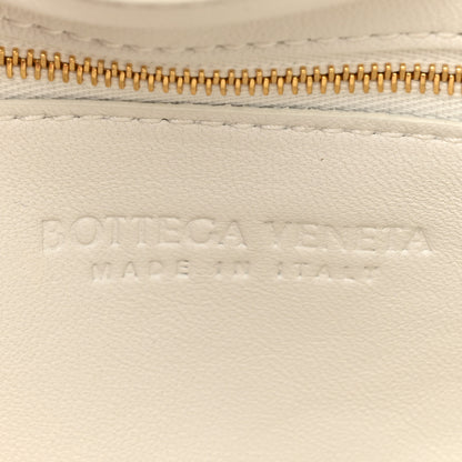 Bottega Veneta Lambskin Maxi Intreccio Padded Chain Cassette Crossbody Bag White 6 of 14
