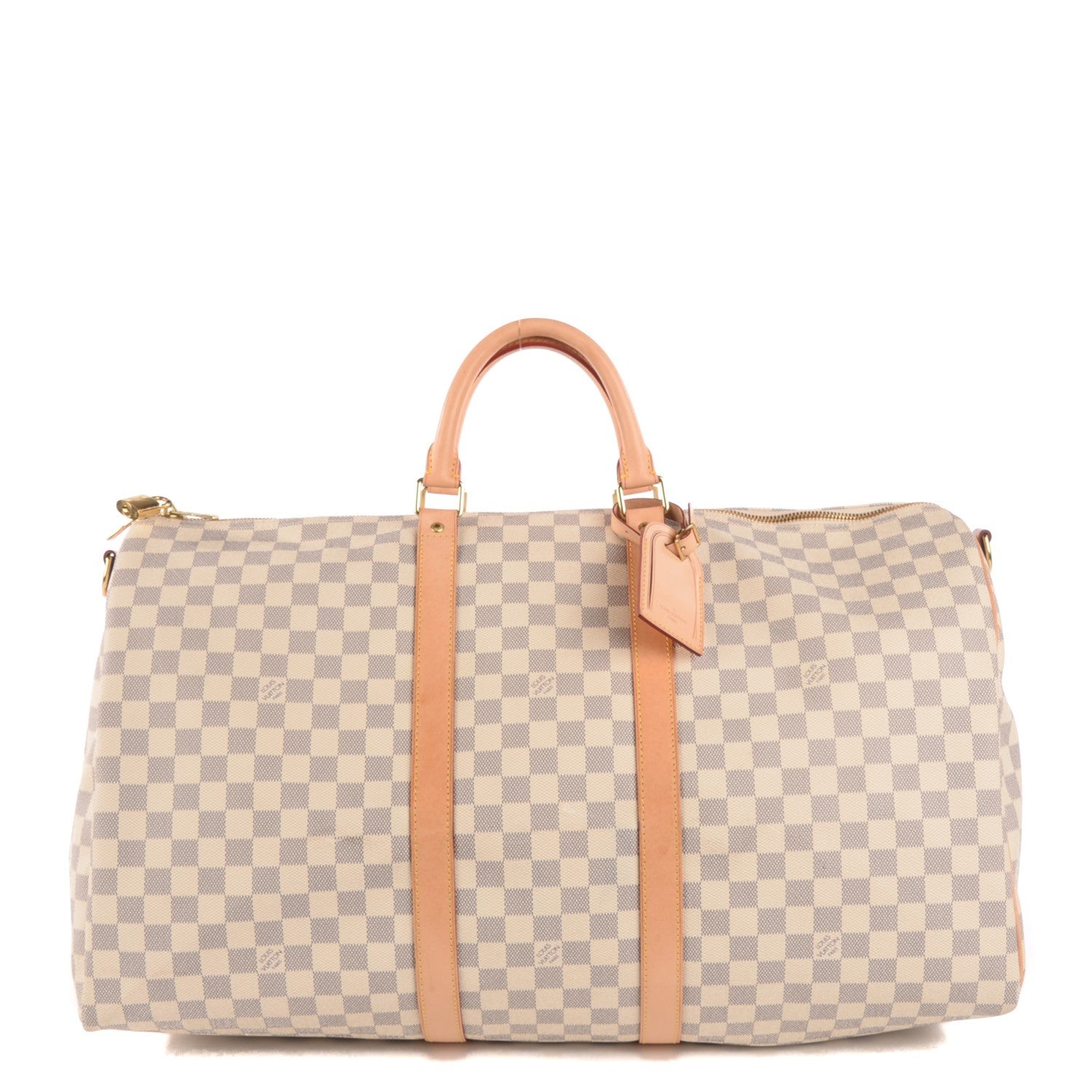 Louis Vuitton Damier Azur Keepall Bandouliere 55 1 of 7