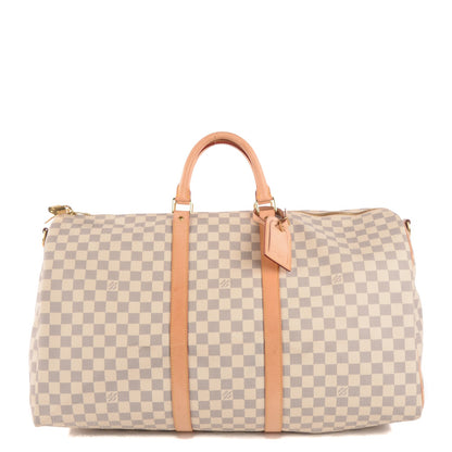 Louis Vuitton Damier Azur Keepall Bandouliere 55 1 of 7