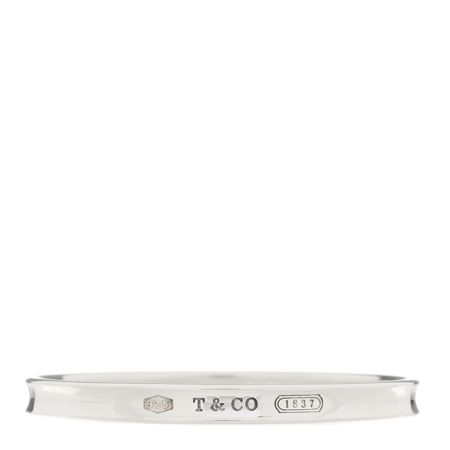 Sterling Silver Narrow 1837 Bangle Bracelet