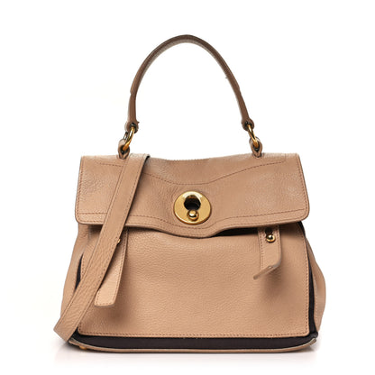 Saint Laurent Calfskin Canvas Small Muse Two Beige 1 of 15