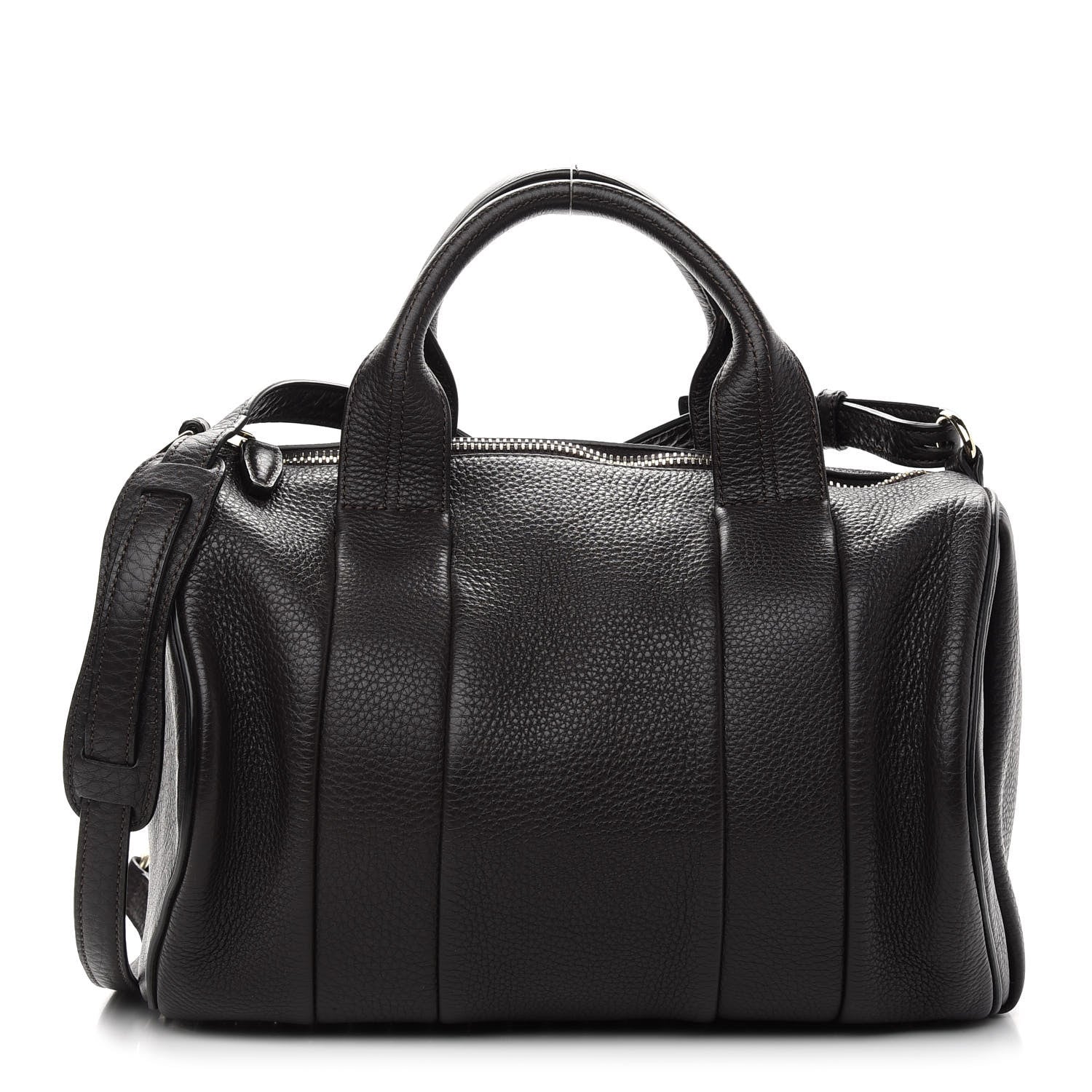 Alexander Wang Soft Pebbled Lambskin Rocco Brown Pale Gold Hardware 1 of 8
