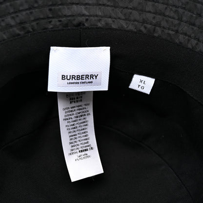 Burberry Nylon Jacquard TB Monogram Bucket Hat XL Black 7 of 7