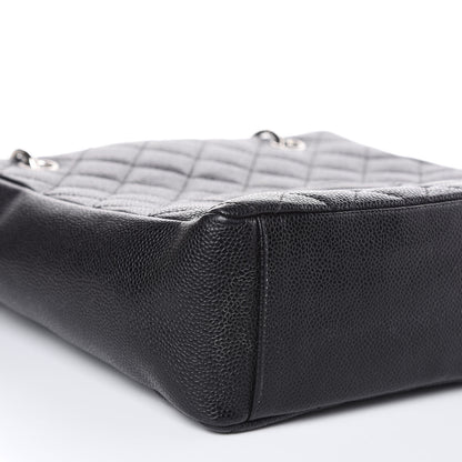 Chanel Caviar Quilted Petit Shopping Tote PST Black 8 of 14