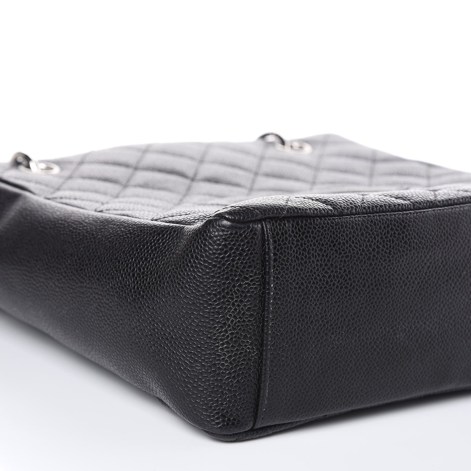 Chanel Caviar Quilted Petit Shopping Tote PST Black 8 of 15