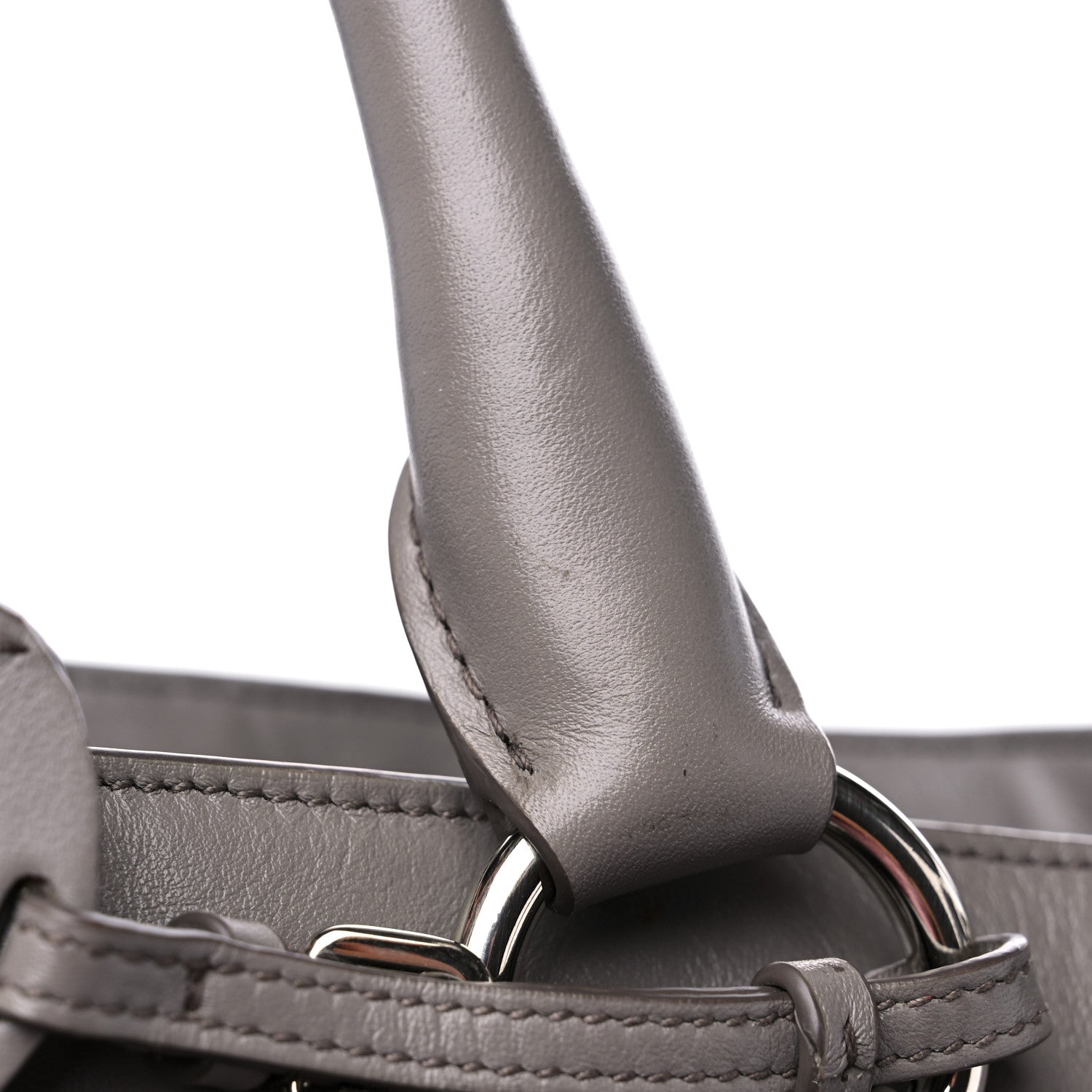 Prada Soft Calf Shopping Tote Argilla 9 of 10