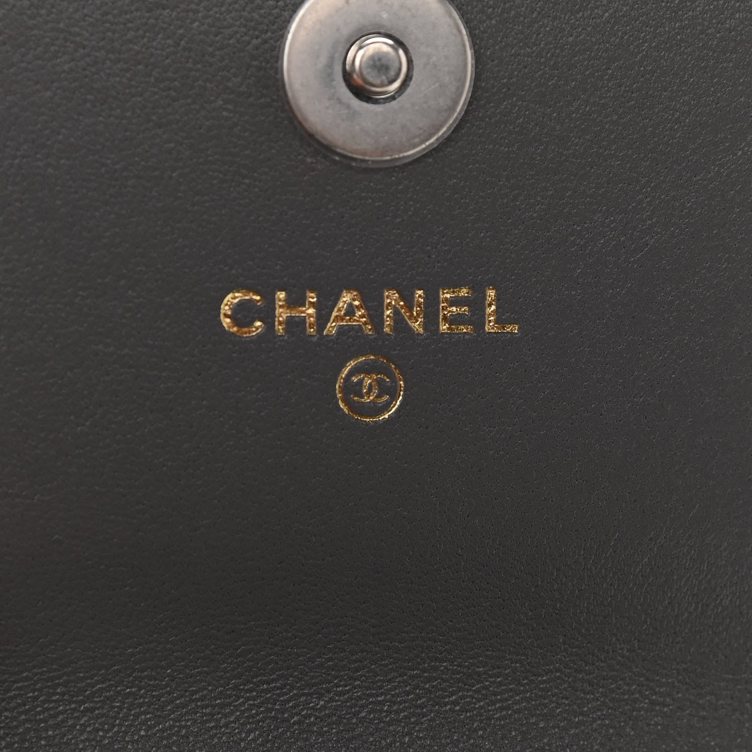 Chanel Lambskin Quilted Chanel 19 Phone Holder With Chain Grey 8 of 15