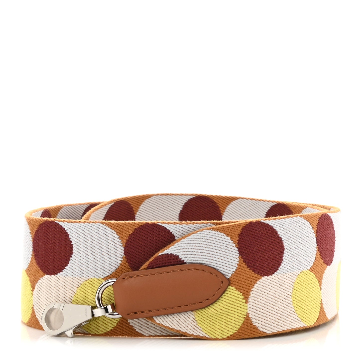 Toile Swift 50mm Sangle Flipperball Shoulder Strap Caramel Nata Gold