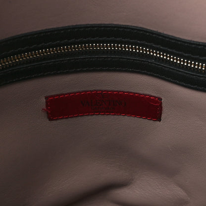 Valentino Garavani Vitello Small Rockstud Top Handle Tote Black 6 of 9