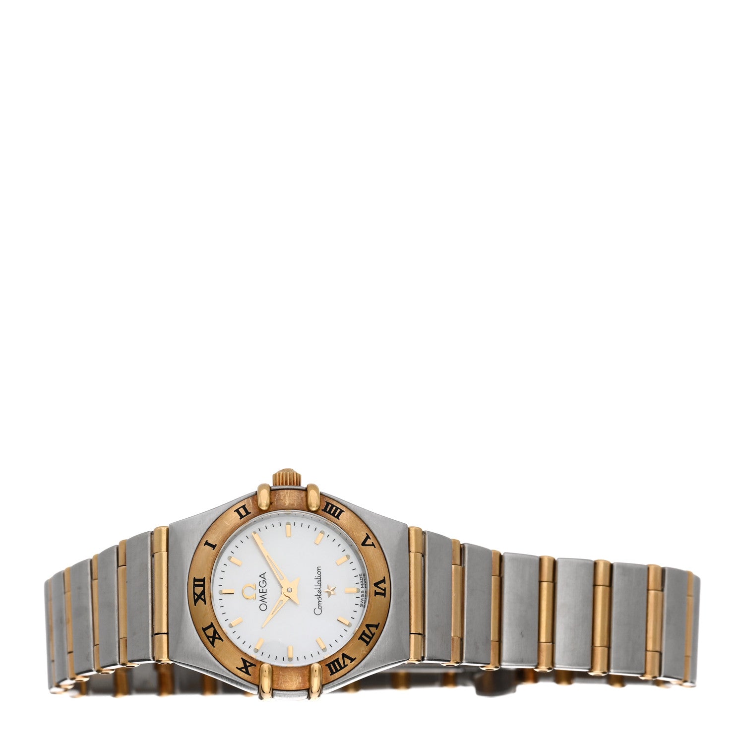 Omega Stainless Steel 18K Yellow Gold Mother of Pearl 22mm Constellation Quartz Watch 5066509 2 of 4