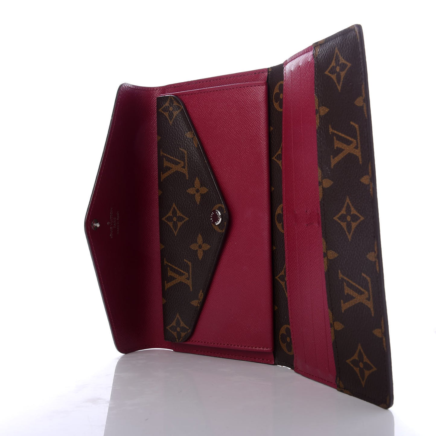 Monogram Epi Marie-Lou Long Wallet Fuchsia