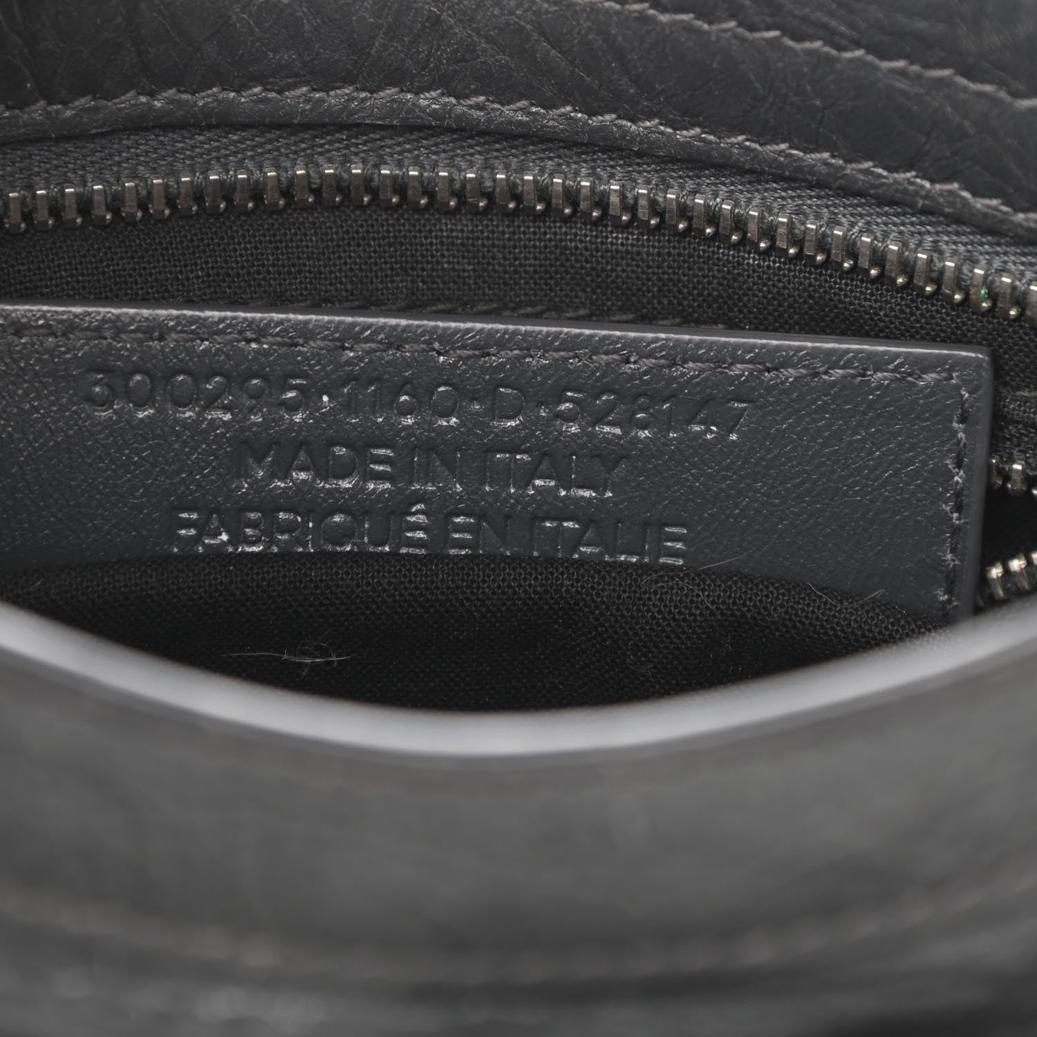 Balenciaga Agneau Classic Silver Hardware Mini City Gris Fossile 7 of 11