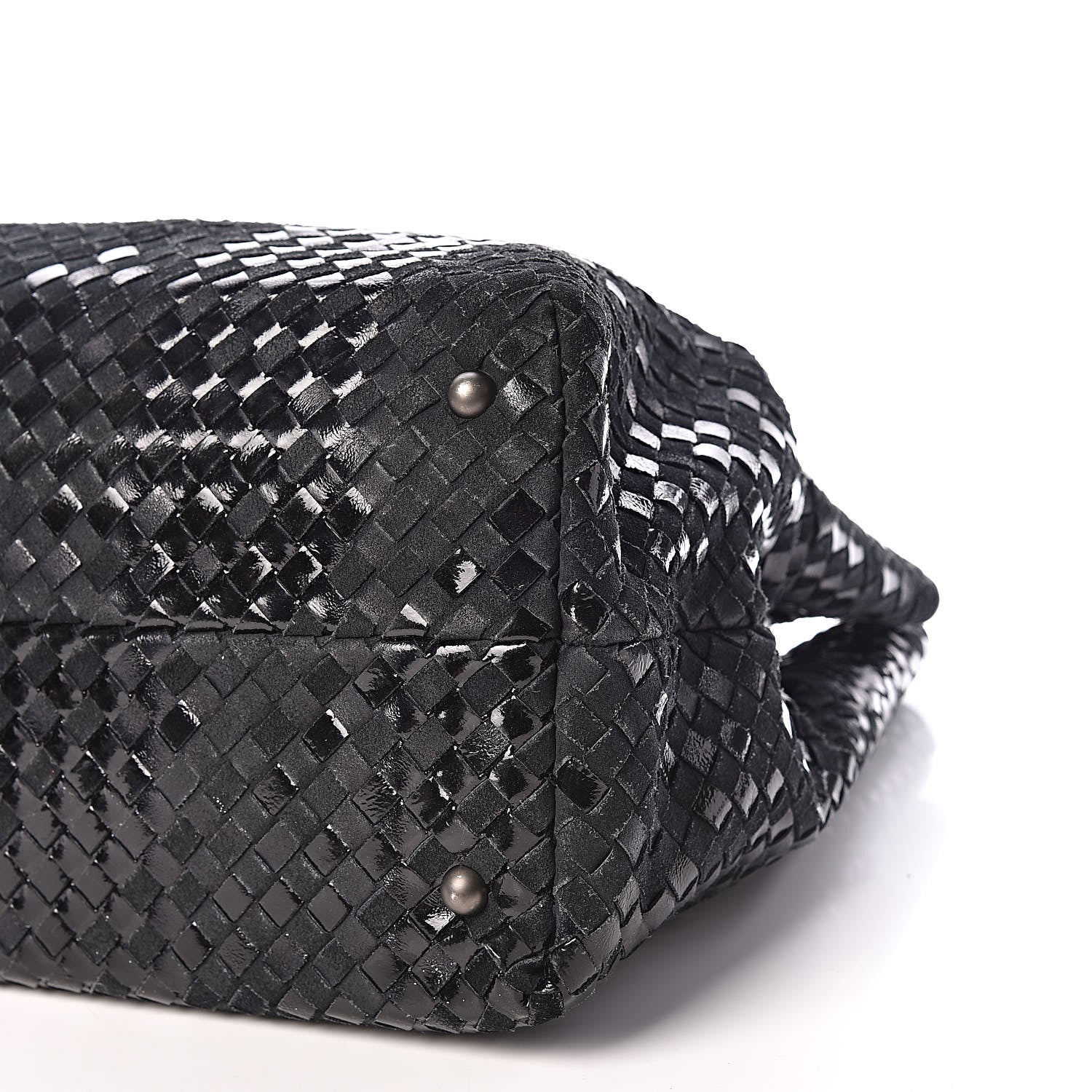 Bottega Veneta Intrecciato Rugiada Vintaga Shopper Black 6 of 10