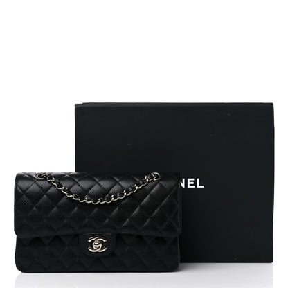 Chanel Caviar Quilted Medium Double Flap Black 9 of 9