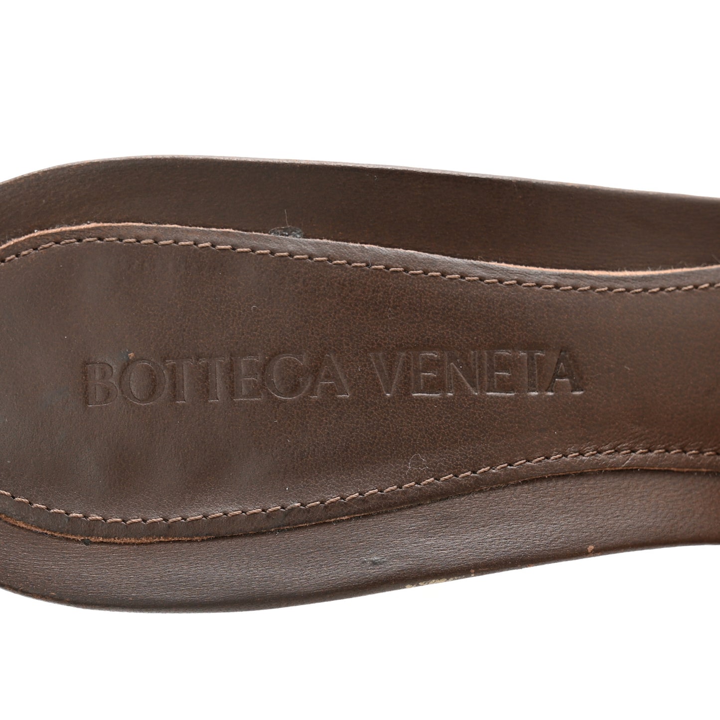Nappa Matelasse Padded Mule Sandals 36.5 Chocolate