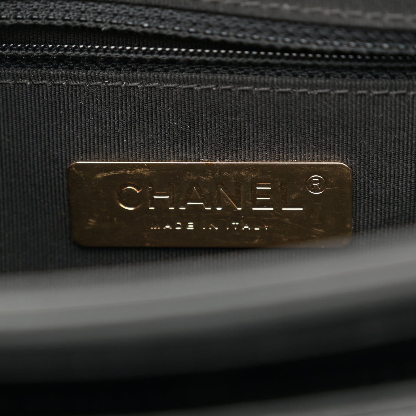 Calfskin Caviar Quilted Mini Chain Handle Flap Black