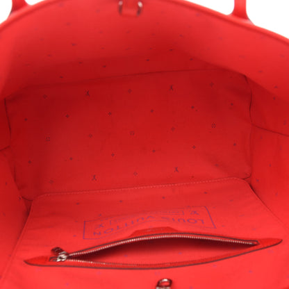 Louis Vuitton Monogram Escale Neverfull MM Rouge 6 of 15