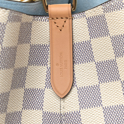Louis Vuitton Damier Azur Braided Neonoe MM Blue 6 of 11