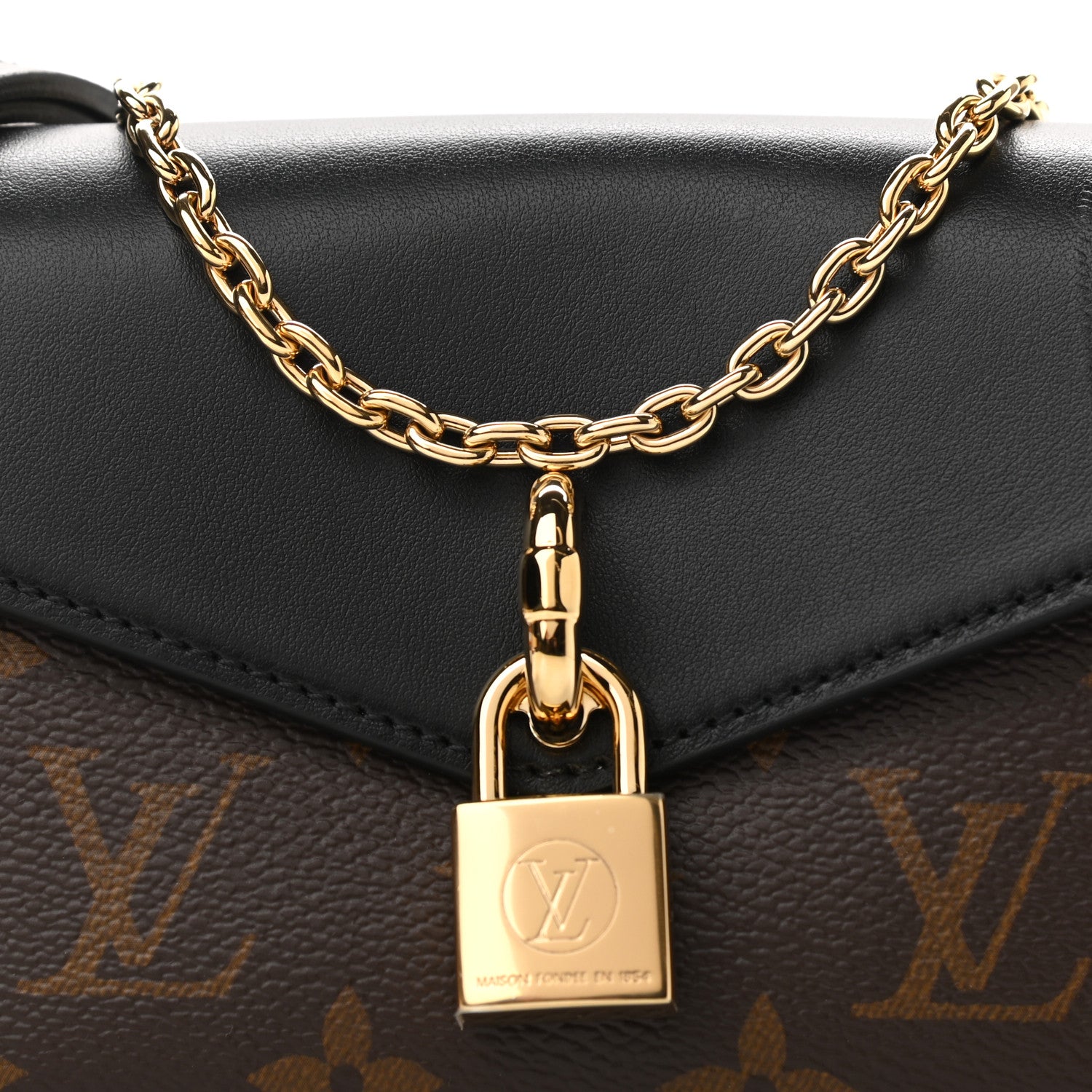 Louis Vuitton Monogram Padlock On Strap Black 7 of 11