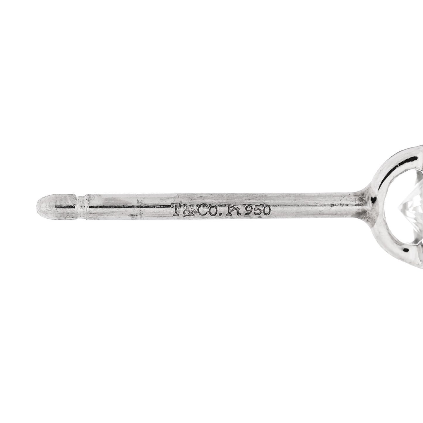 Platinum Diamond .20ctw Elsa Peretti Diamonds By The Yard Earrings