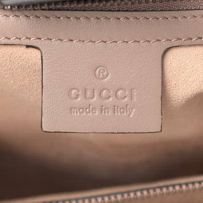 Gucci Calfskin Matelasse Medium GG Marmont Tote Porcelain Rose 8 of 10