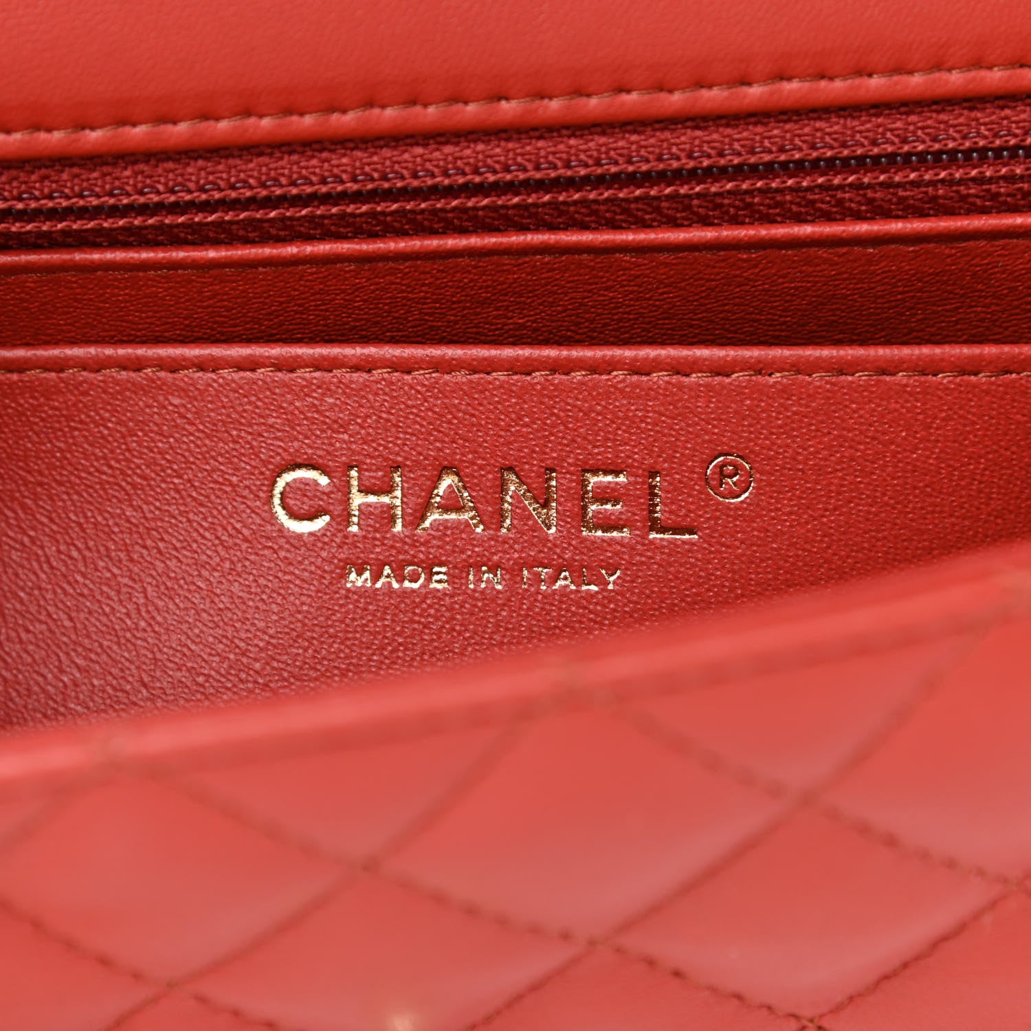 Chanel Lambskin Quilted Mini Rectangular Flap Brown 5 of 9