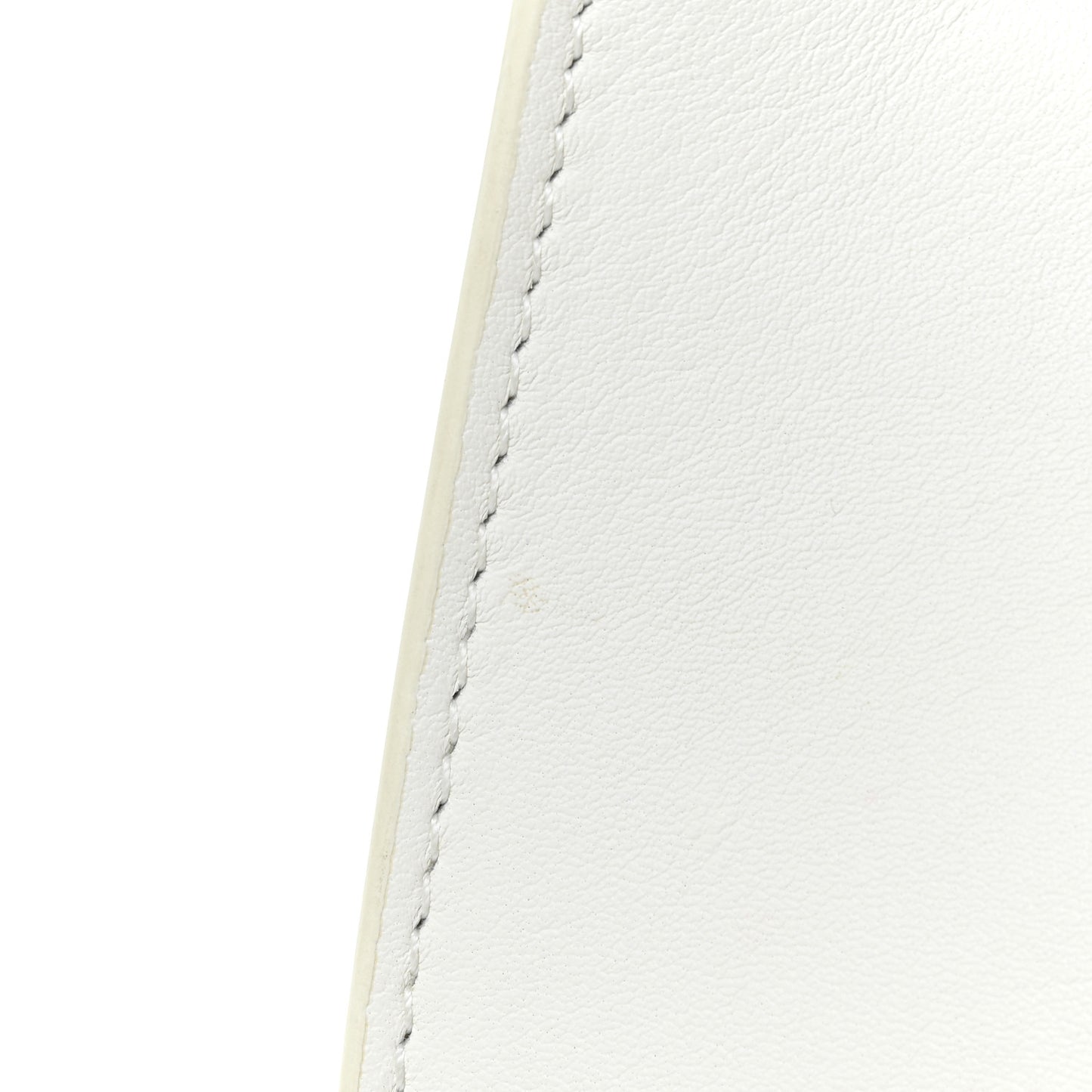Smooth Calfskin Cuir Triomphe Shoulder Bag White