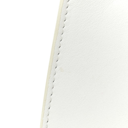 Celine Smooth Calfskin Cuir Triomphe Shoulder Bag White 20 of 21