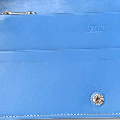 Goyard Goyardine Richelieu Wallet Sky Blue 7 of 8
