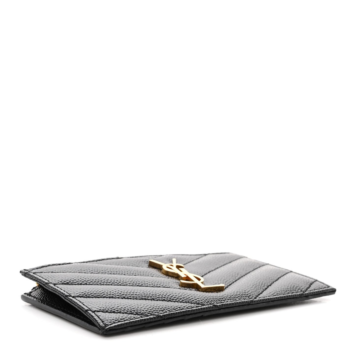 Monogram Grain de Poudre 5 Fragments Zip Pouch Card Holder Black