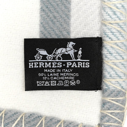 Hermes Wool Cashmere Ithaque Blanket Gris Perle 3 of 3