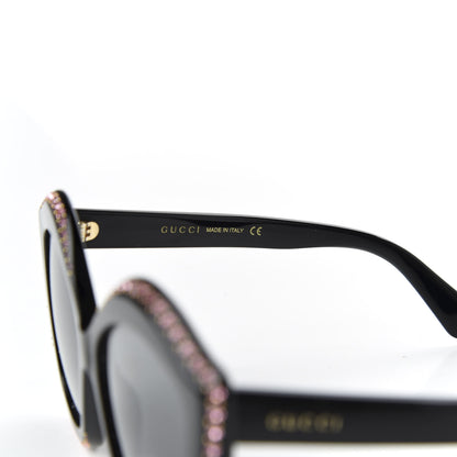 Gucci Crystal Cat Eye GG0118S Sunglasses Black 5 of 8