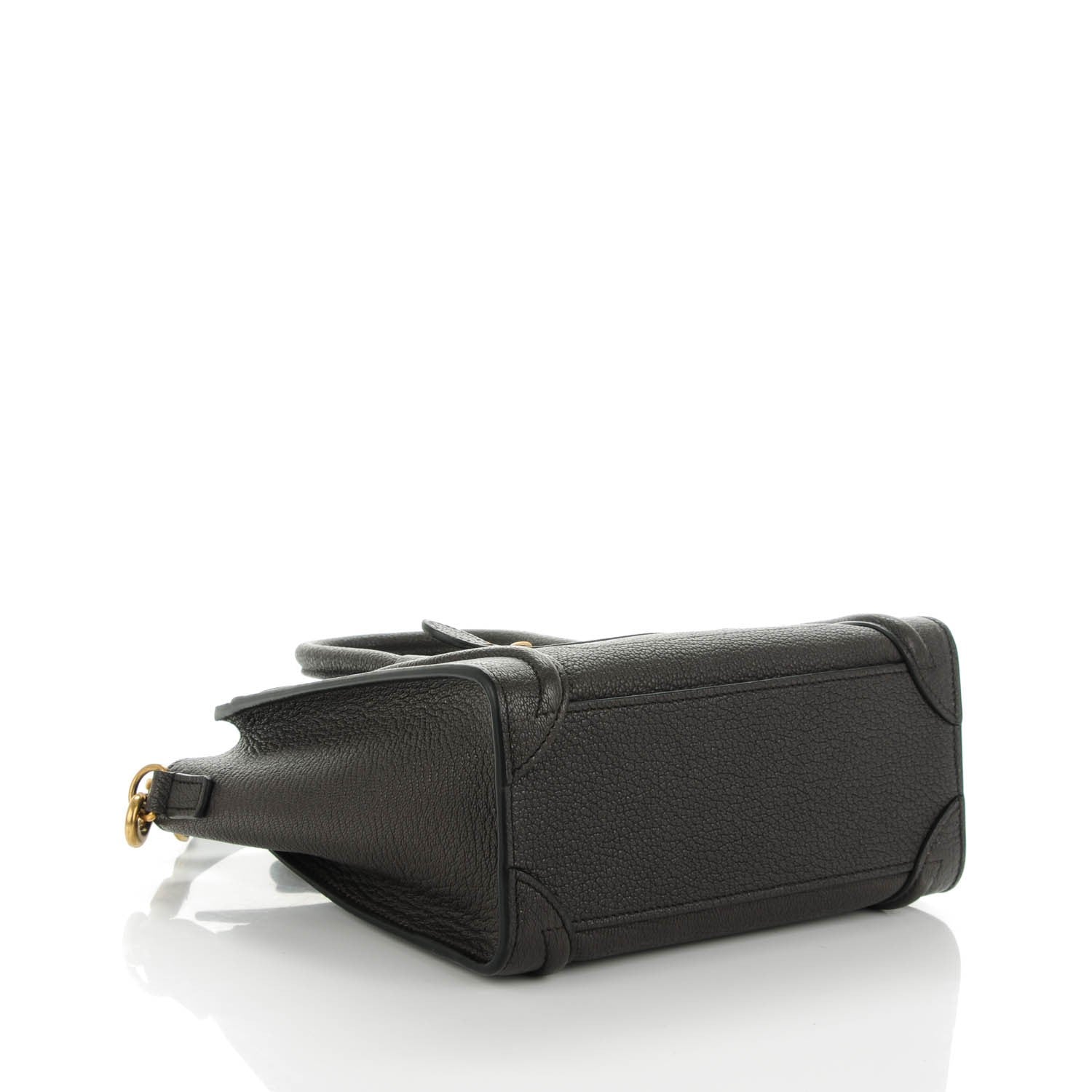Celine Goatskin Nano Luggage Dark Taupe 4 of 7
