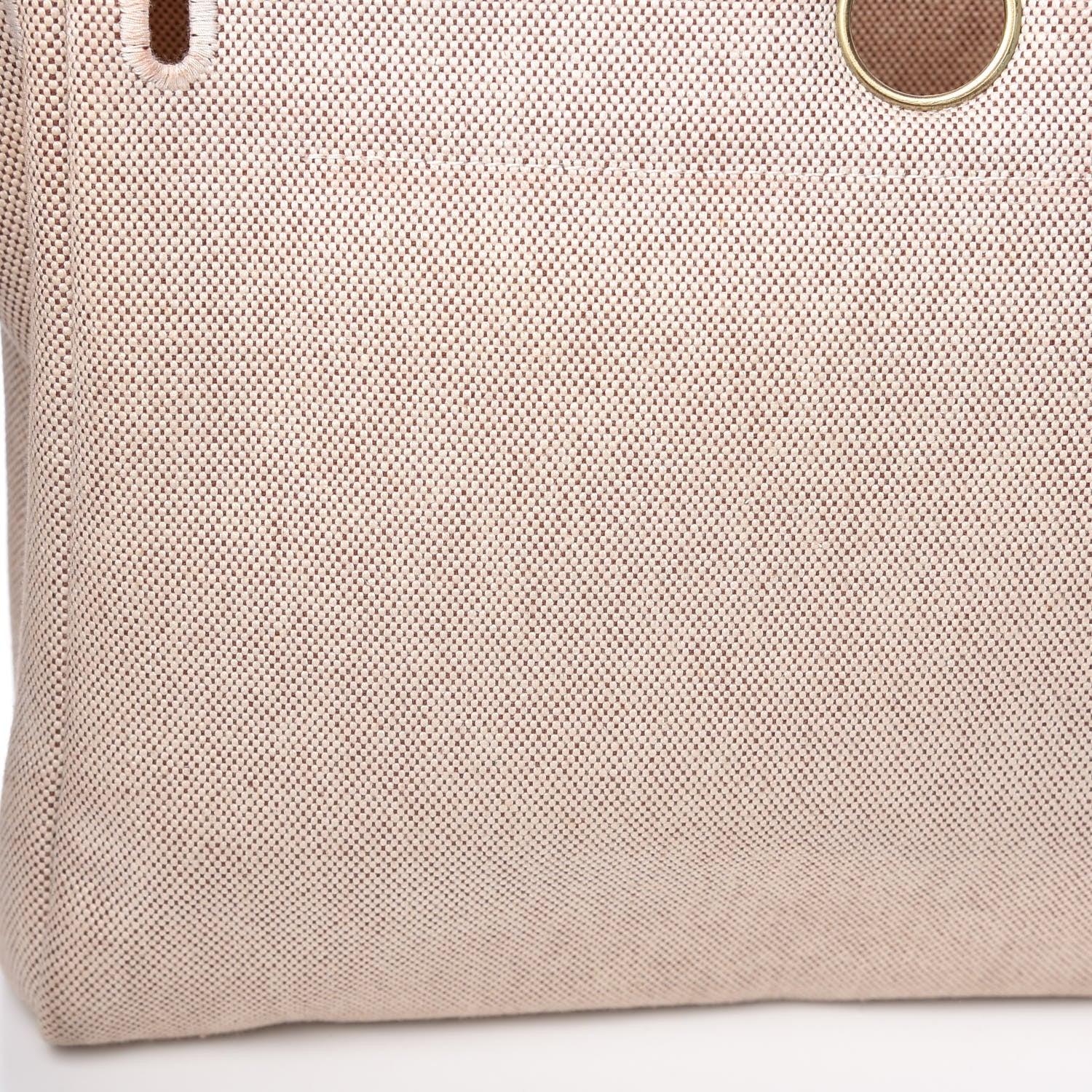 Hermes Toile Vache Calfskin Herbag 30 PM Natural 18 of 26