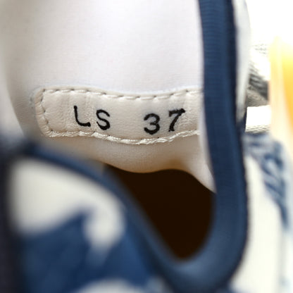 Christian Dior Technical Fabric Tie & Dior Print Womens D-Connect Sneakers 37 Denim 8 of 13