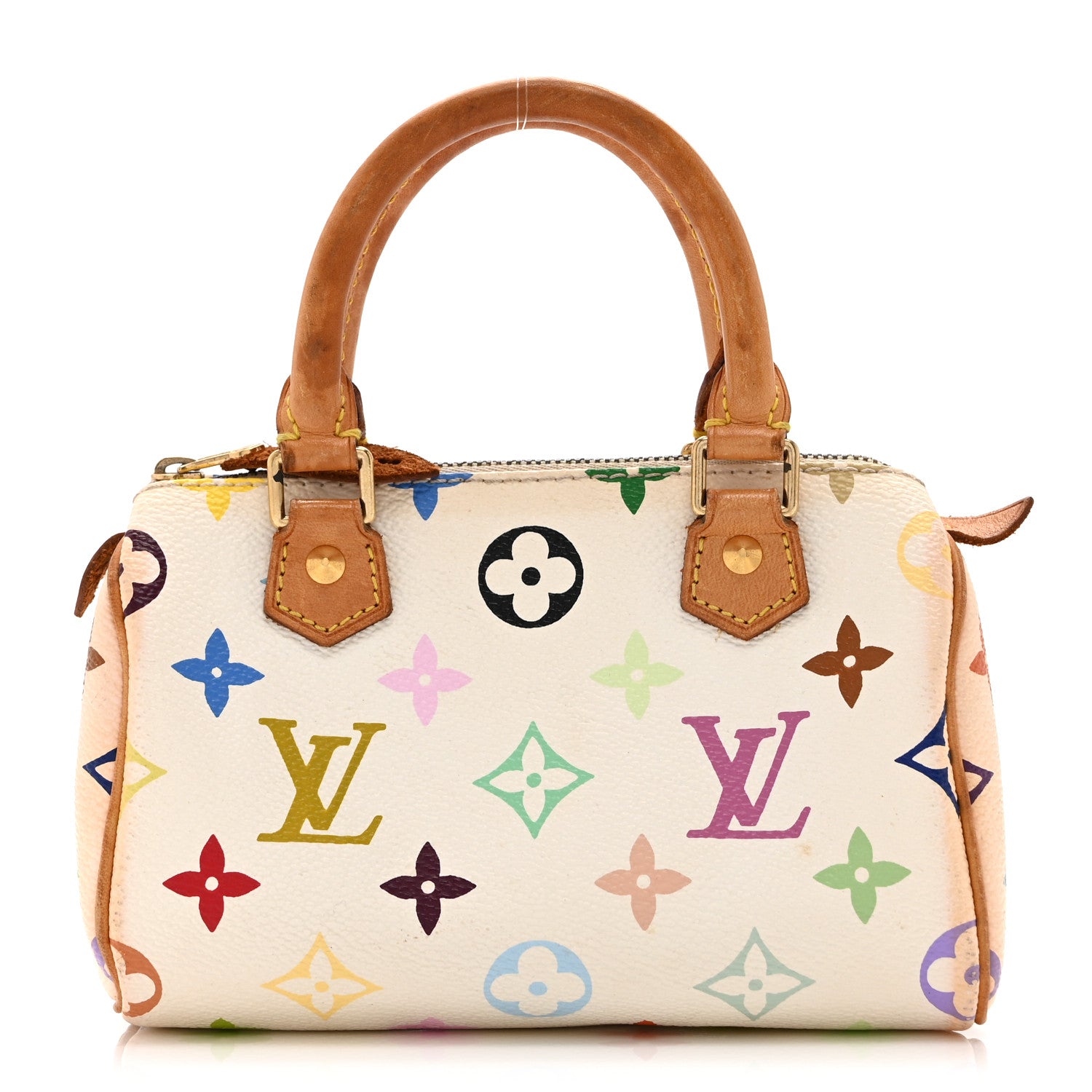 Louis Vuitton Monogram Multicolor Mini Sac HL Speedy White 1 of 14