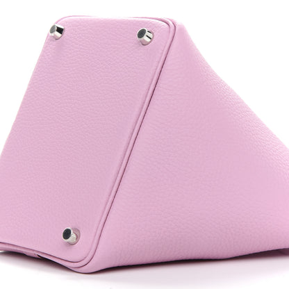 Hermes Taurillon Clemence Picotin Lock 18 PM Mauve Sylvestre 9 of 9