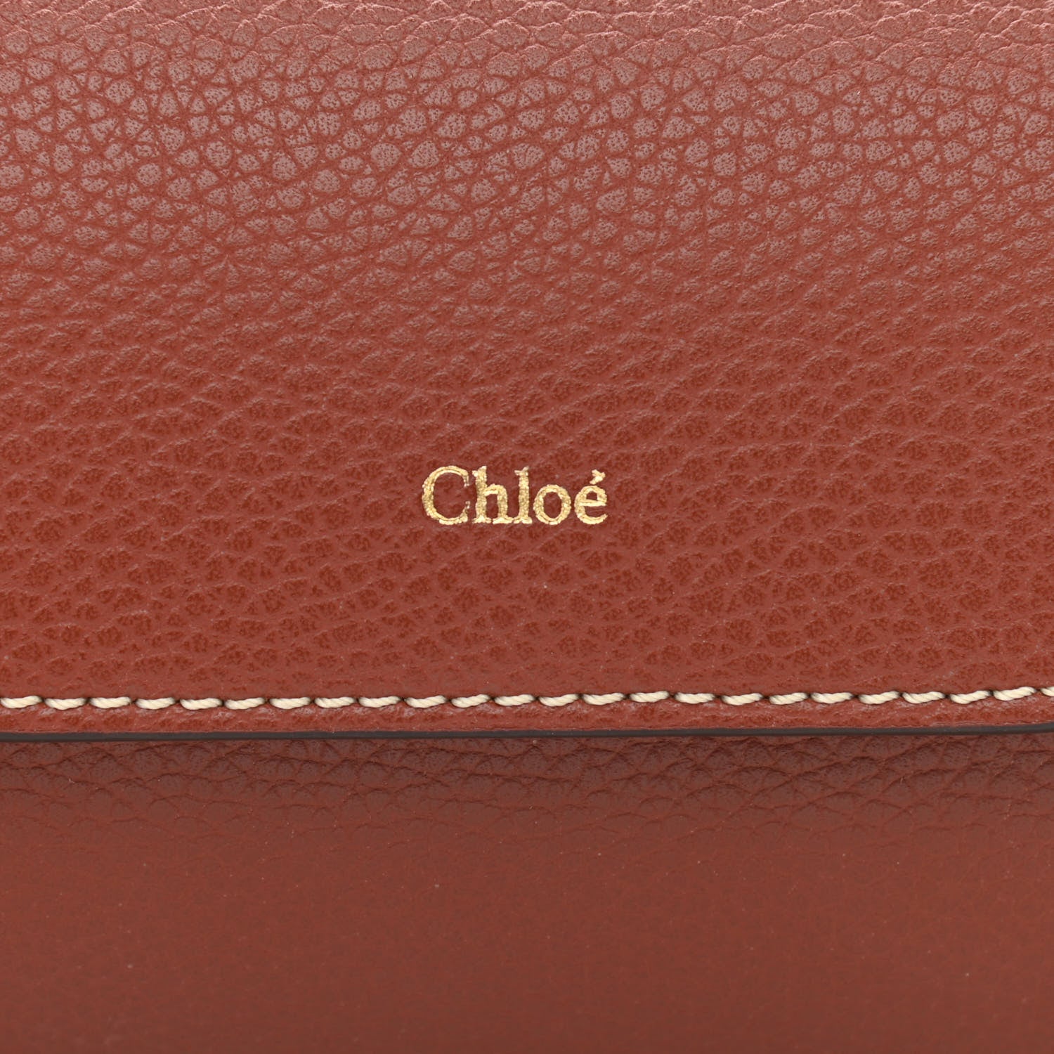 Chloe Small Grain Smooth Calfskin Mini Darryl Crossbody Sepia Brown 7 of 9