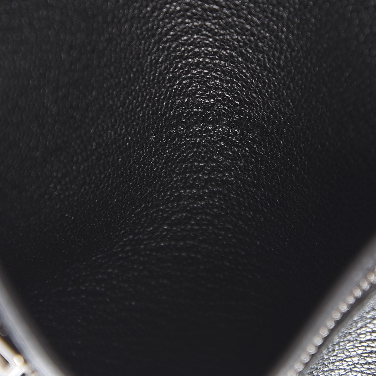 Hermes Chevre Mysore Bearn Compact Wallet Black 7 of 8