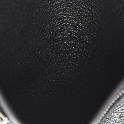 Hermes Chevre Mysore Bearn Compact Wallet Black 7 of 8