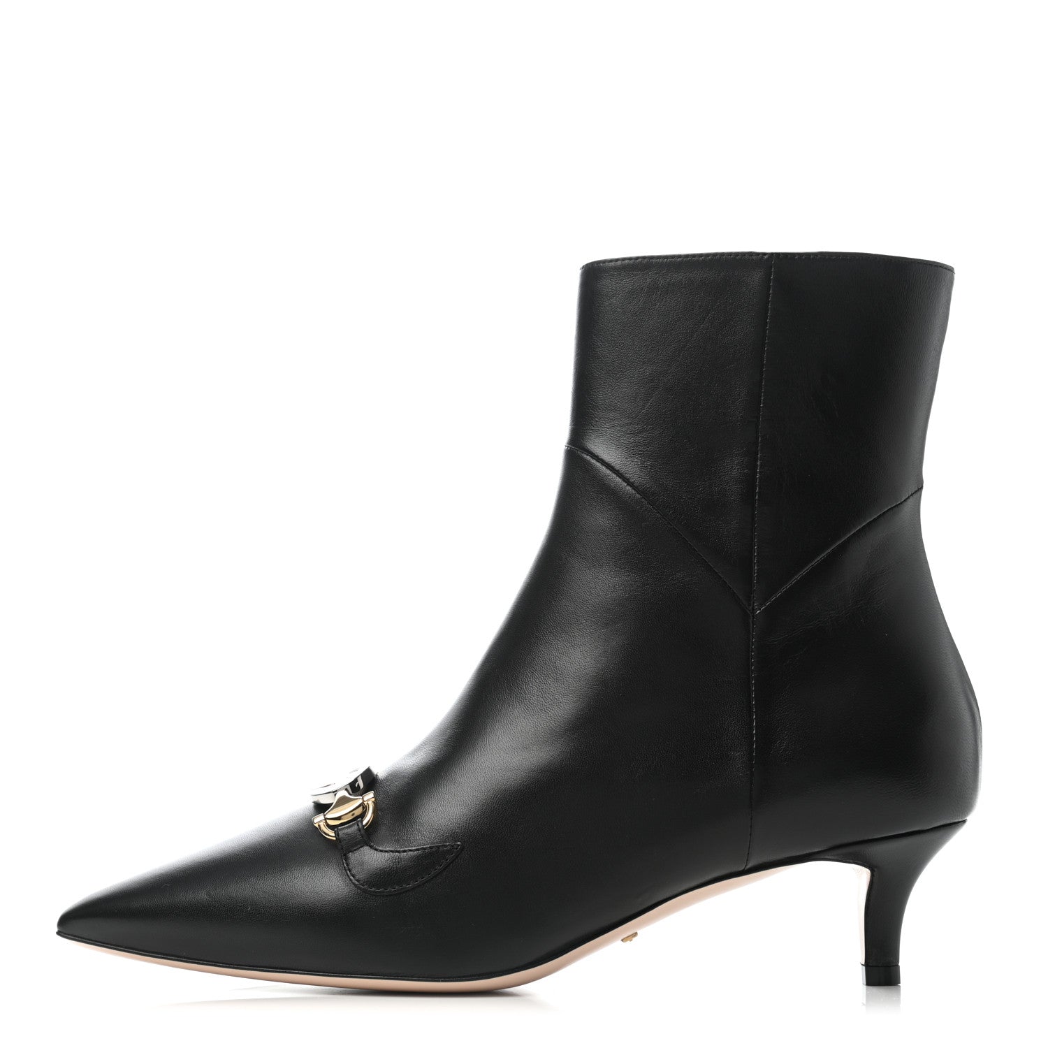 Gucci Nappa Zumi Mid Ankle Boots 40 Black 1 of 6